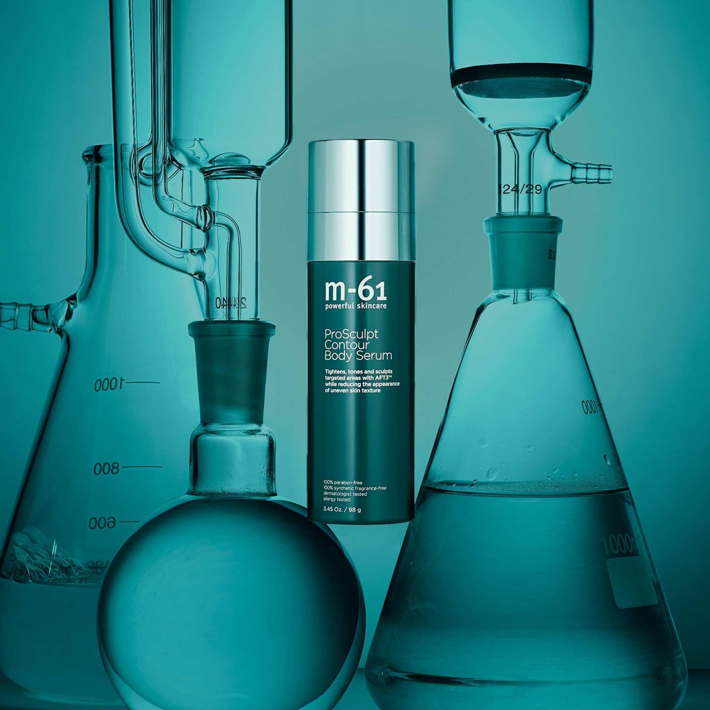 m-61 ProSculpt Contour Body Serum | Tightening Body Serum Clinically Shown to Tighten, Tone, and Sculpt. Cooling, Fragrance Free - 3.45 Fl. Oz.