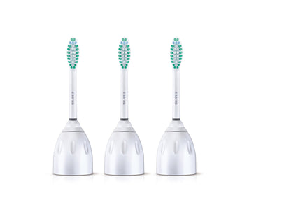 Philips Sonicare Genuine E-Series Replacement Toothbrush Heads, 3 Brush Heads, White, HX7023/64