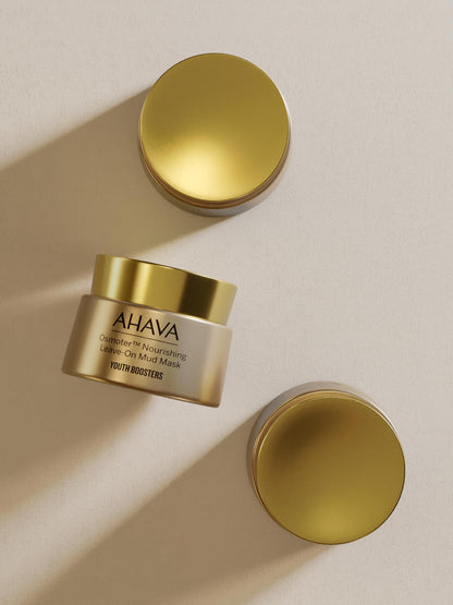 AHAVA Osmoter, Nourishing Leave-On Mud Mask 50ml – Hydrating & Purifying Face Mask with Dead Sea Minerals, Dead Sea Mud & Sea Buckthorn Oil – Restores Skin Barrier & Revives Glow