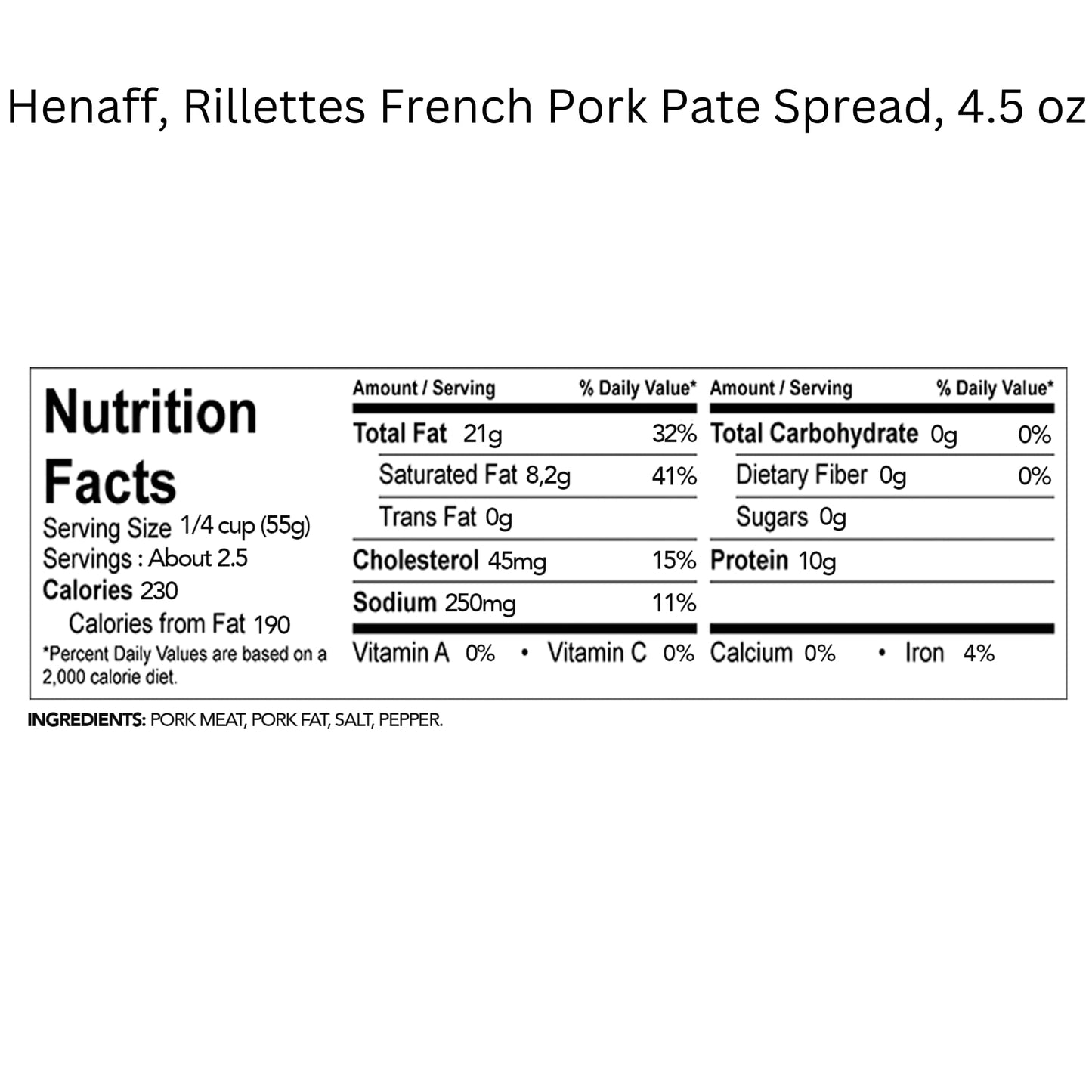 From France Henaff Mix Pates and Rillette 4 Types of Different Tastes