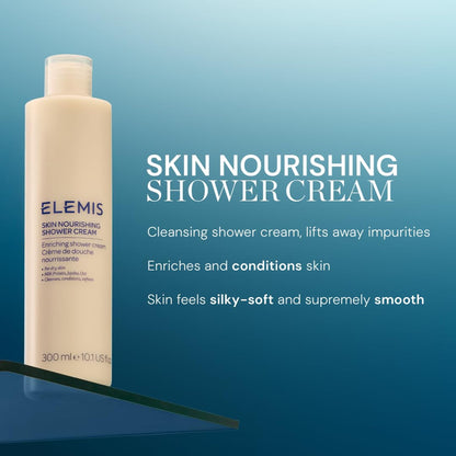 ELEMIS Skin Nourishing Shower Cream; Enriching Shower Cream, 10.1 Fl Oz
