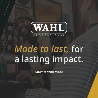 Wahl Professional 5 Star Hero Trimmer, Corded, Adjustable T-Blade, Lightweight Rotary Motor, Includes 3 Guides for Precision Lining