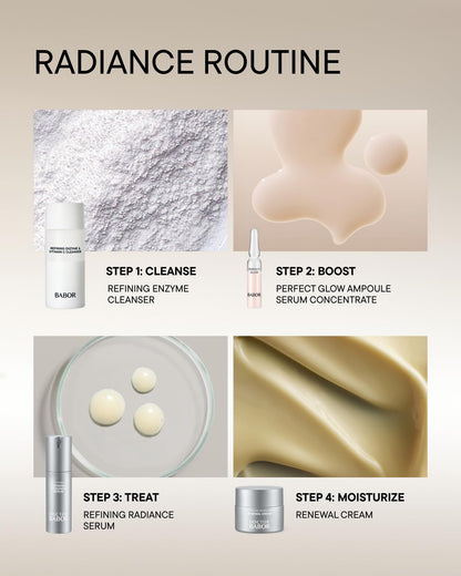 DOCTOR BABOR Refining Radiance Serum with Vitamin C, Hyaluronic Acid and Vitamin E, Skin Care For Smooth Plump Skin, Radiant and Even Complexion, 1 oz