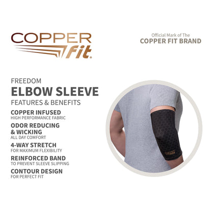 Copper Fit Freedom Elbow Compression Sleeve