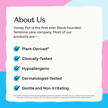 The Honey Pot Company - Postpartum Pads, Sensitive Feminine Wash & Wipes Bundle - Herbal Infused & PH Balanced Natural Hygiene Feminine Products - Postpartum Essentials - Feminine Care