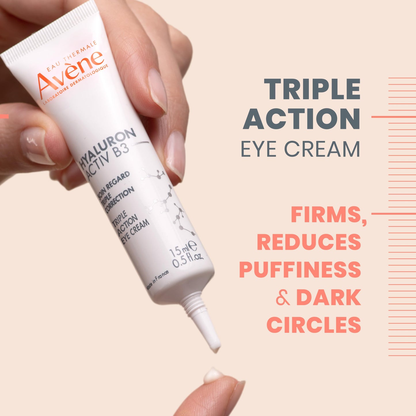 Avène Hyaluron Activ B3 Triple Correction Eye Cream, 0.5 Fl Oz