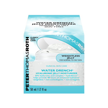 Peter Thomas Roth | Water Drench® Hyaluronic Jelly Refillable Moisturizer | Hyaluronic Acid Cloud Cream, For Normal to Oily Skin, Fragrance-Free, Non-Comedogenic, Acne-Safe Moisturizer