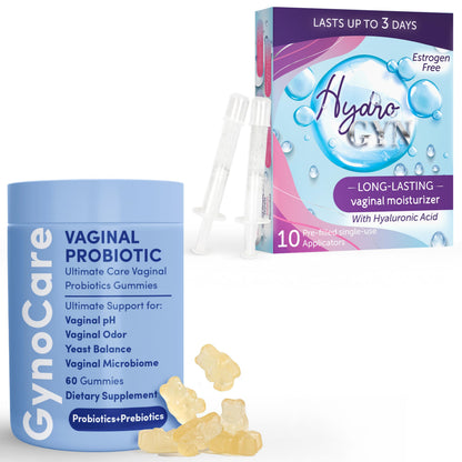 Vaginal Probiotic Gummies for Women + Unscented Feminine Wash – Dual Support for pH Balance, Odor Control, and Intimate Health