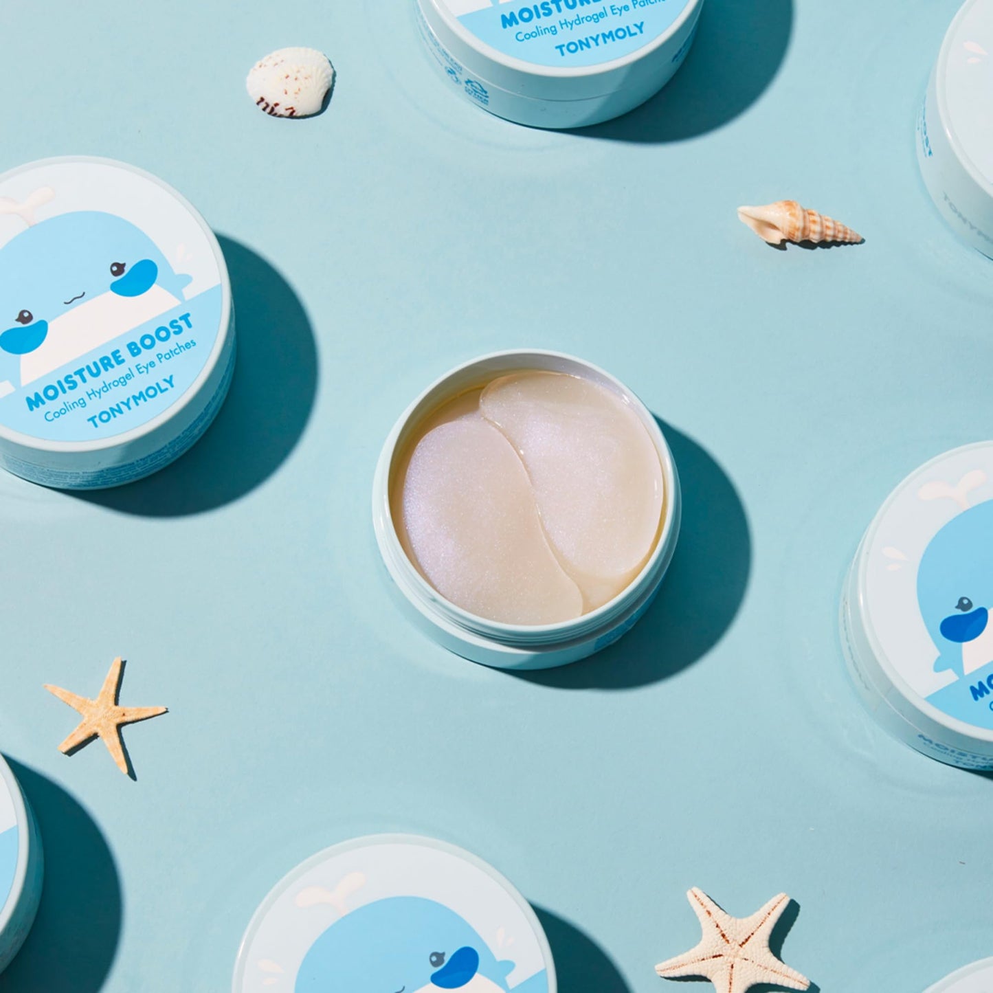 TONYMOLY Cooling Hydrogel Under Eye Patches, Moisture Boost Eye Treatment with Retinol, Ceramide & Collagen to Help Reduce Dark Circles, Support Skin Barrier & Plump Under Eyes, 30 Pairs