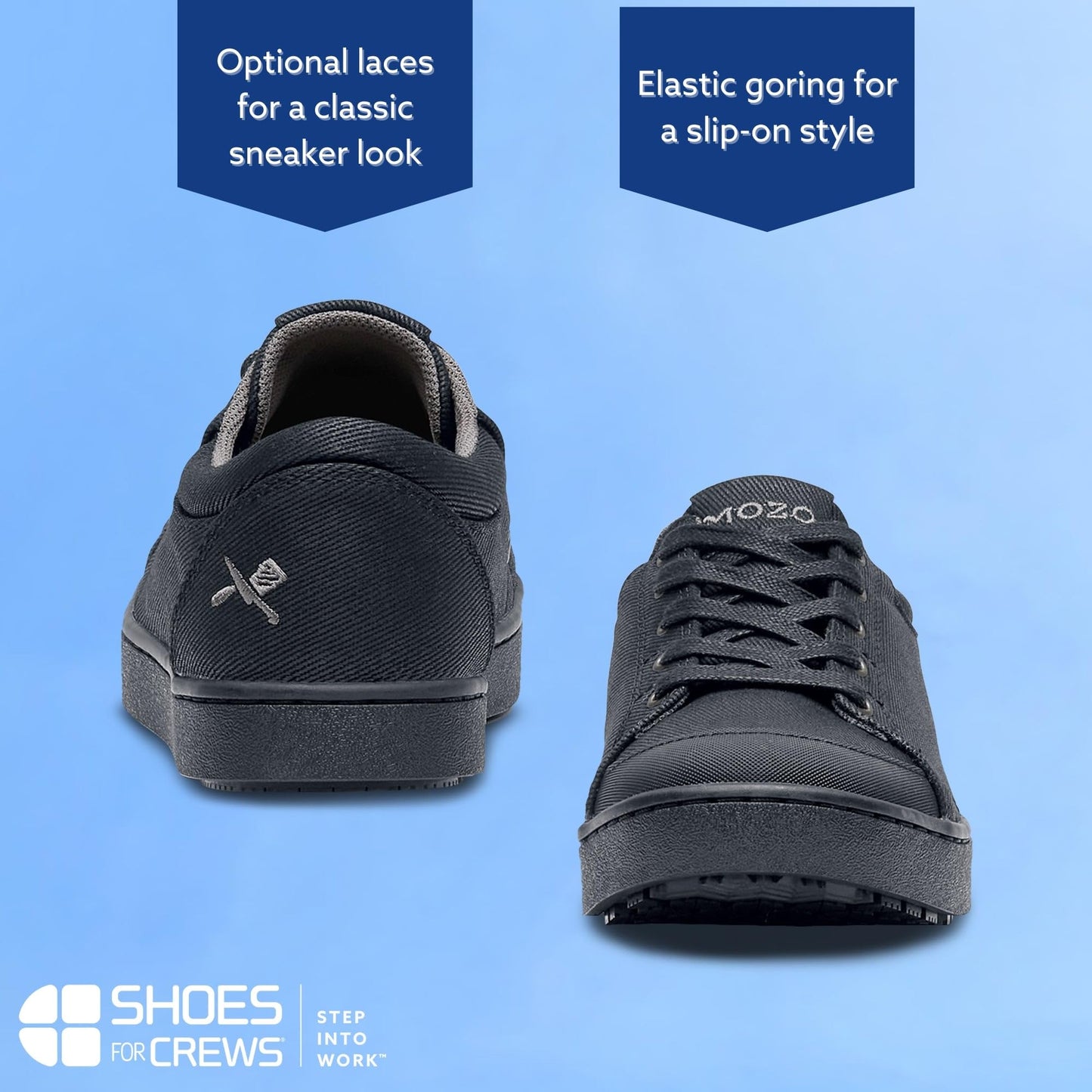 MOZO Women's Non-Slip Sneakers for Women - Comfortable, Women's Slip-Resistant Work Shoes for Chefs, Cooks, Bartenders & Restaurant Staff - Maven