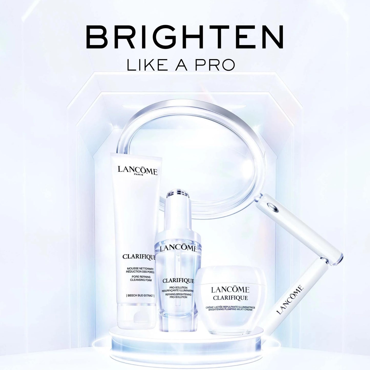 Lancôme Clarifique Milky Cream - Brightening & Hydrating Moisturizer for Combination & Oily Skin - Achieve Glass Skin