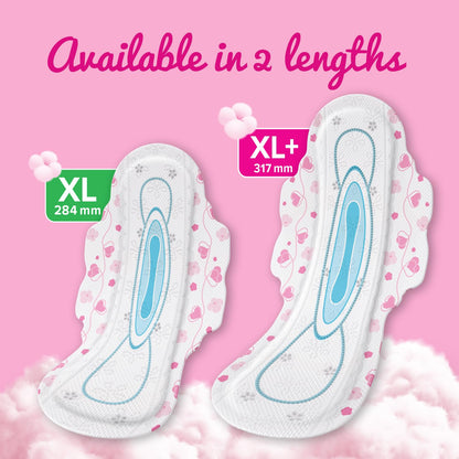 Whisper Ultra Soft Sanitary Pads - 15 Pieces (XL)