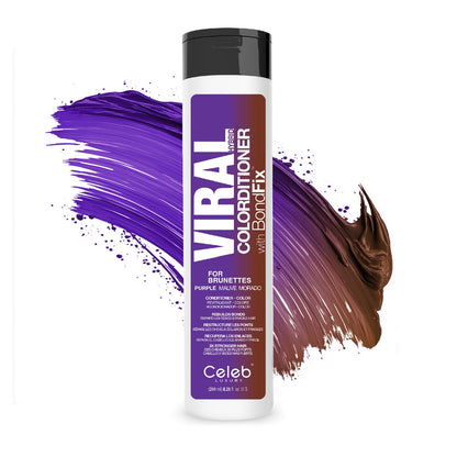 Celeb Luxury Color Depositing Conditioner - Color Refresher with Bondfix Bond Rebuilder, Viral and Gem Lites, Pairs with Colorwash