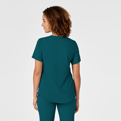 WonderWink Renew Women's V-Neck Scrub Top, Caribbean, M