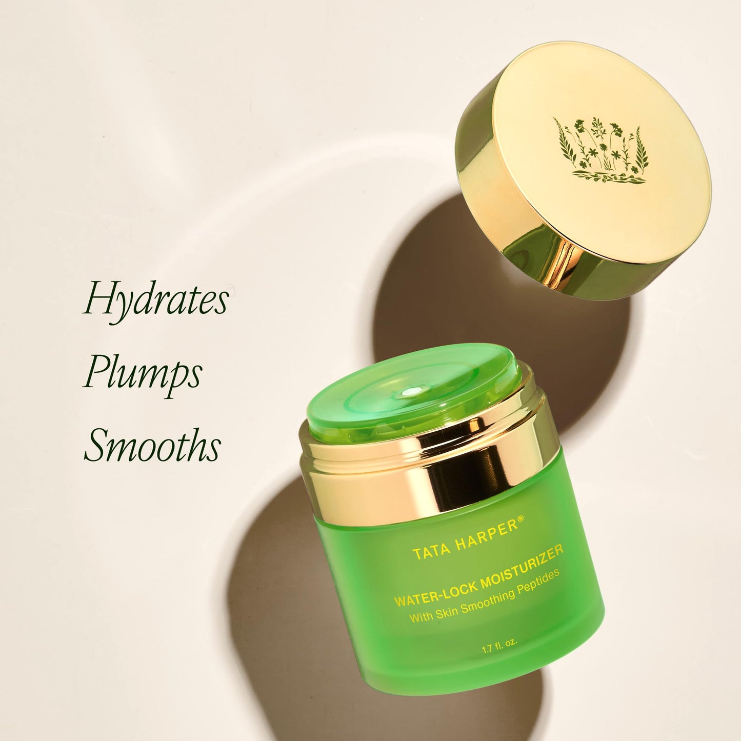 Tata Harper Water-Lock Moisturizer, Lightweight, Silicone-Free Hydrator, 100% Natural, Made Fresh in Vermont