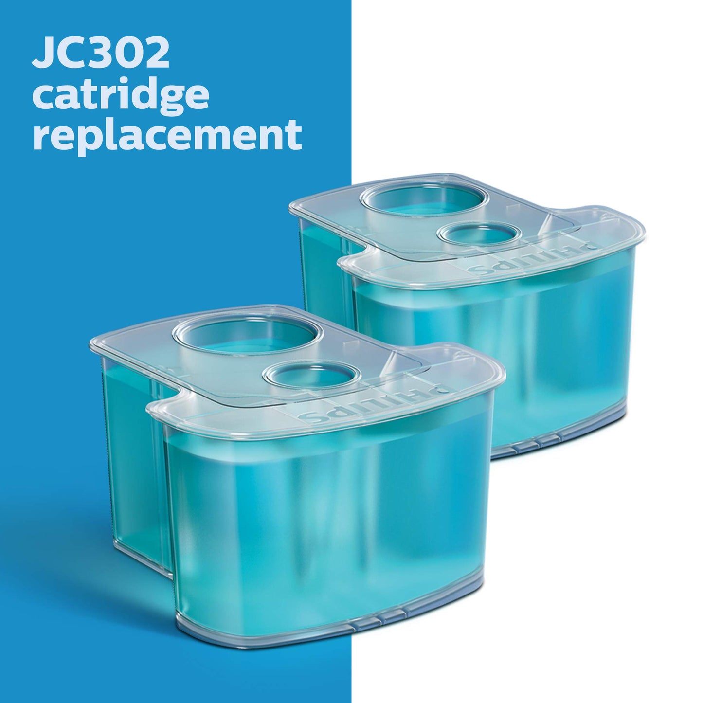 Philips Norelco Cleaning Cartridges for SmartClean System, 2 Count, JC302/52