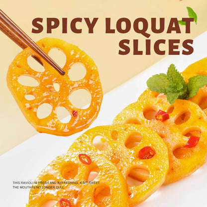 Spicy Lotus Root Slices, Instant Pickles, Waxed Vegetables, Spicy Strips, Casual Food, Tasty Side Dishes, Seasoned Dishes Instant Pouches, Spicy Vegetables, (20 Pouches)