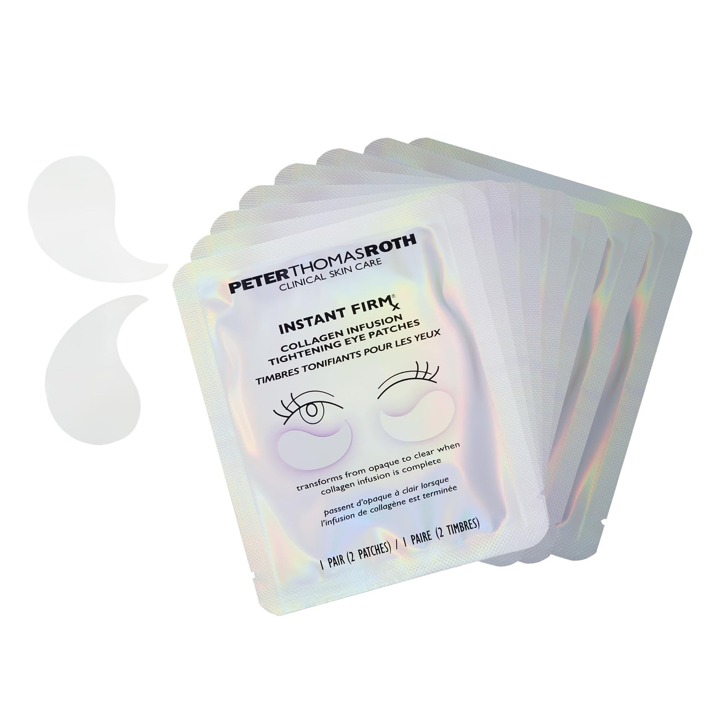 Peter Thomas Roth | Instant FIRMx® Collagen Tightening Eye Patches | Eye Patches For Firming Under-Eye Bags & Wrinkles | Eye Masks For Puffiness