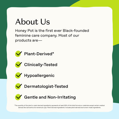 The Honey Pot Company - Feminine Wash - Herbal Infused - Sensitive Skin Types - PH Balanced Plant Based Hygiene Products - Sensitive w/Cucumber Aloe - 5.51 Fluid Oz.
