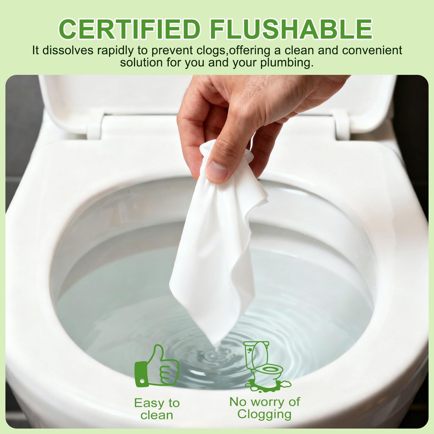 Feminine Wipes Flushable Travel Individually Wrapped,Travel Wipes for Women,Feminine Care Wet Wipes Travel Size Vaginal Wipes for Adult,Girl and Homeless(Cucumber,Pack of 50)