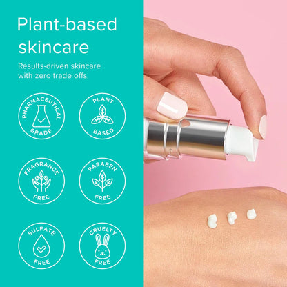 ClarityRx Easy On The Eyes Smoothing Eye Cream, Natural Plant-Based Anti-Aging Under Eye Cream for Dark Circles, Contains Hyaluronic Acid, Paraben & Cruelty Free (0.5oz)
