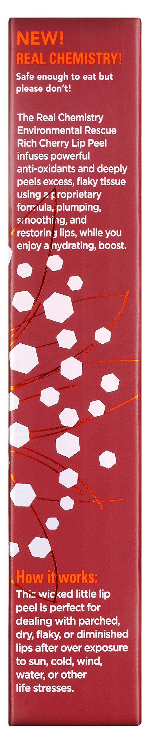 Real Chemistry Environmental Rescue Rich Cherry Lip Peel, 0.5 oz.