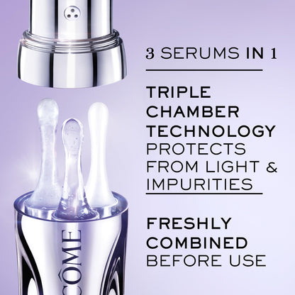 Lancôme Rénergie H.C.F. Triple Serum Eye – Anti-Aging Eye Serum with Hyaluronic Acid, Vitamin C & Niacinamide for Lifting, De-Puffing, Smoothing Fine Lines & Brightening Eye Contour - 0.67 Fl. Oz