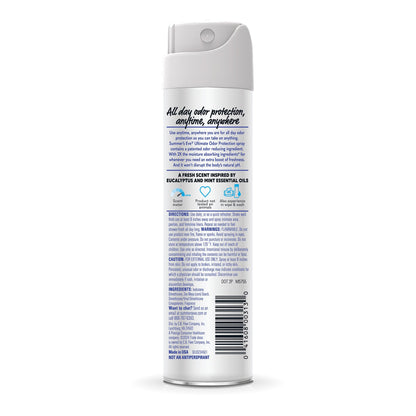 Summer's Eve Ultimate Odor Control Daily Feminine Spray with Talc-Free, Odor-Reducing and Moisture-Absorbing Formula, 2 Oz