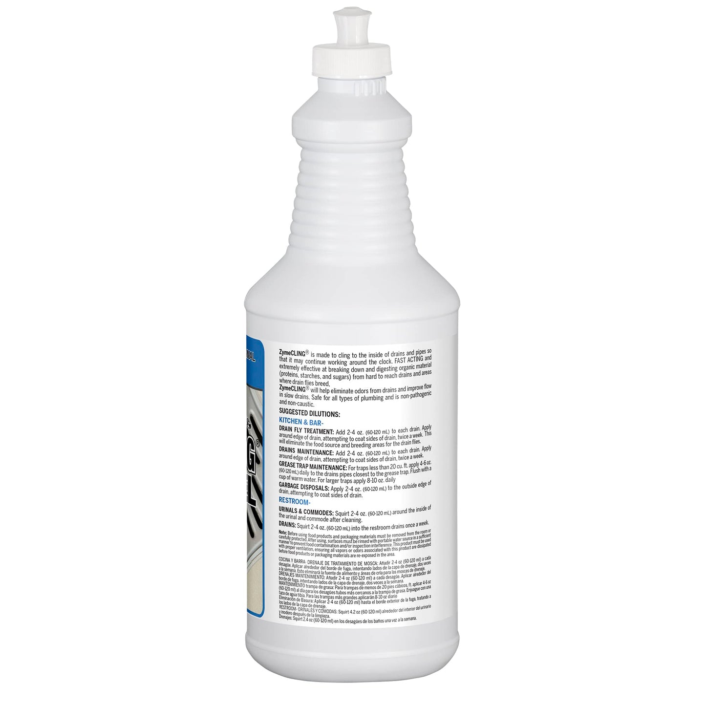 Nilodor ZymeCLING Multi-Purpose Gel with Bacteria Strains and Enzymes, 1 Quart (32 ZYMGEL)