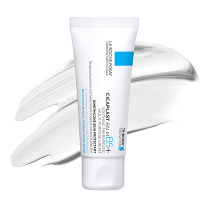 La Roche-Posay Cicaplast Balm B5, Healing Ointment and Soothing Therapeutic Multi Purpose Cream for Dry & Irritated Skin, Body and Hand Balm, Baby Safe, Fragrance Free
