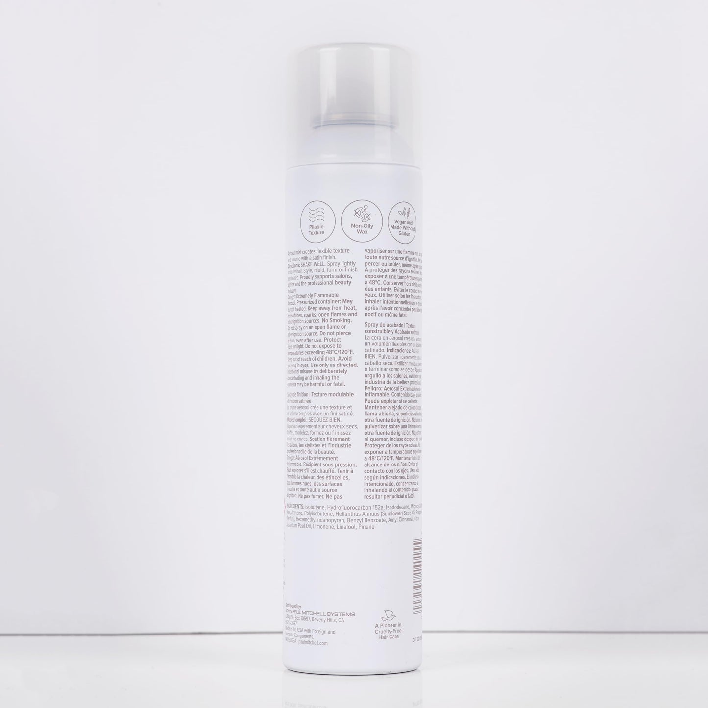Paul Mitchell Spray Wax, Pliable Texture, Satin Finish, For All Hair Types Especially Fine to Medium