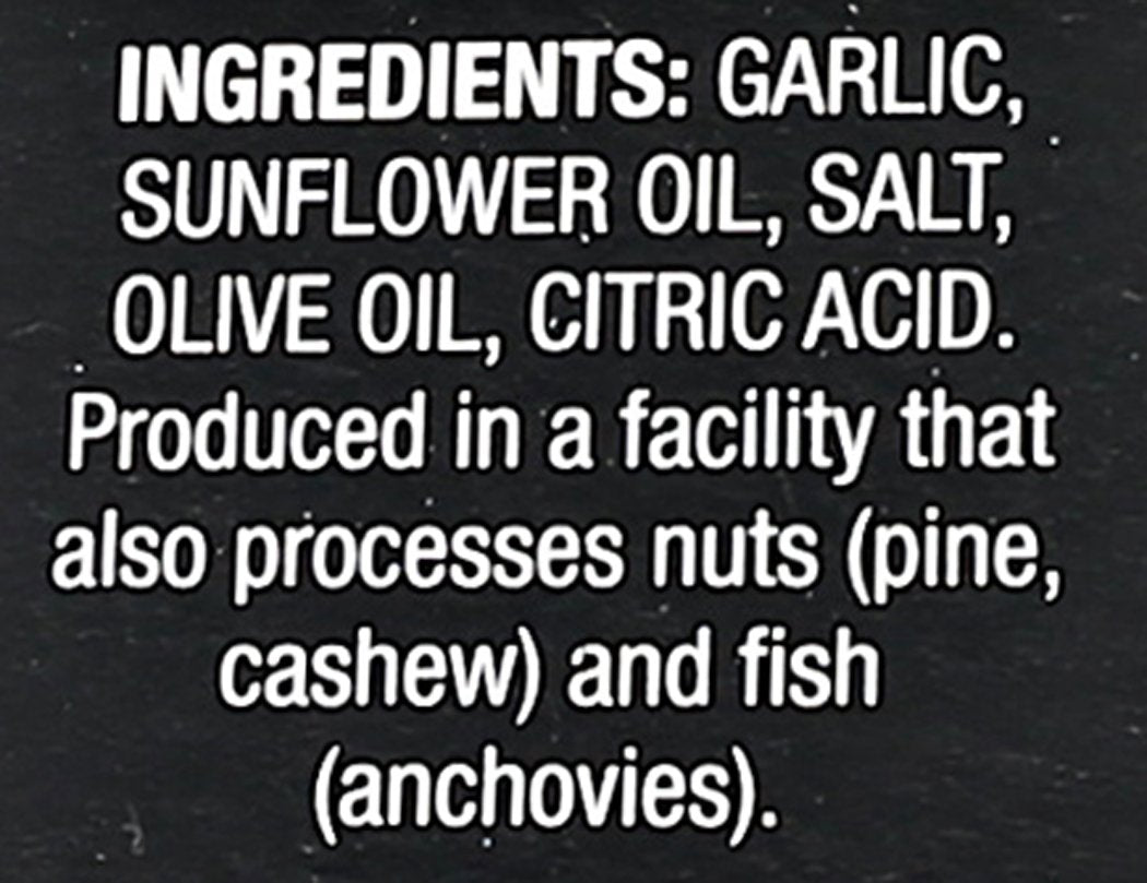 Amore All Natural Garlic Paste, 3.2 Ounce Tube