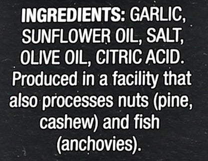 Amore All Natural Garlic Paste, 3.2 Ounce Tube