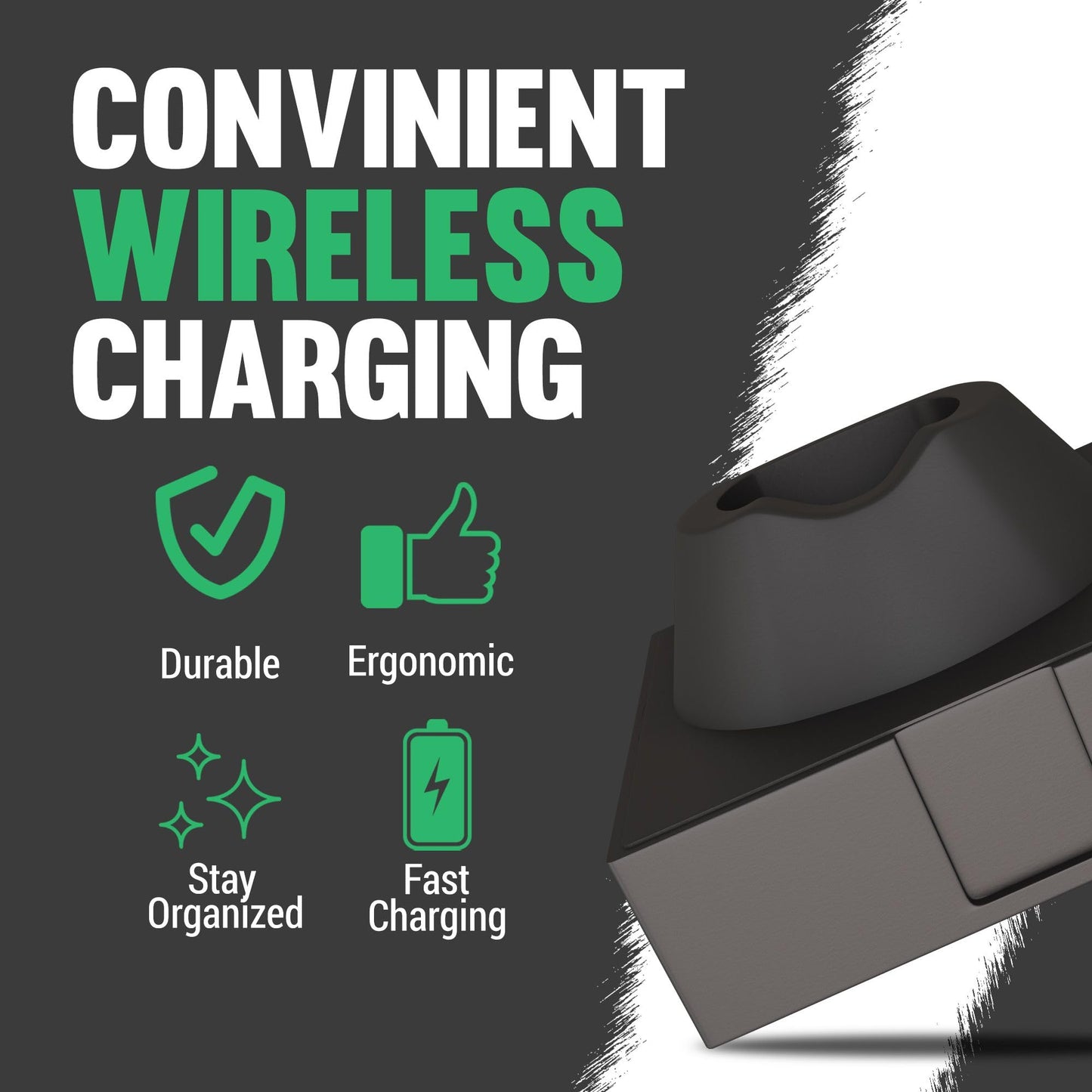 Tomb 45 Power Pod for Wahl Detailer - Cordless Trimmer Charger - High Performance Wireless Charging Dock