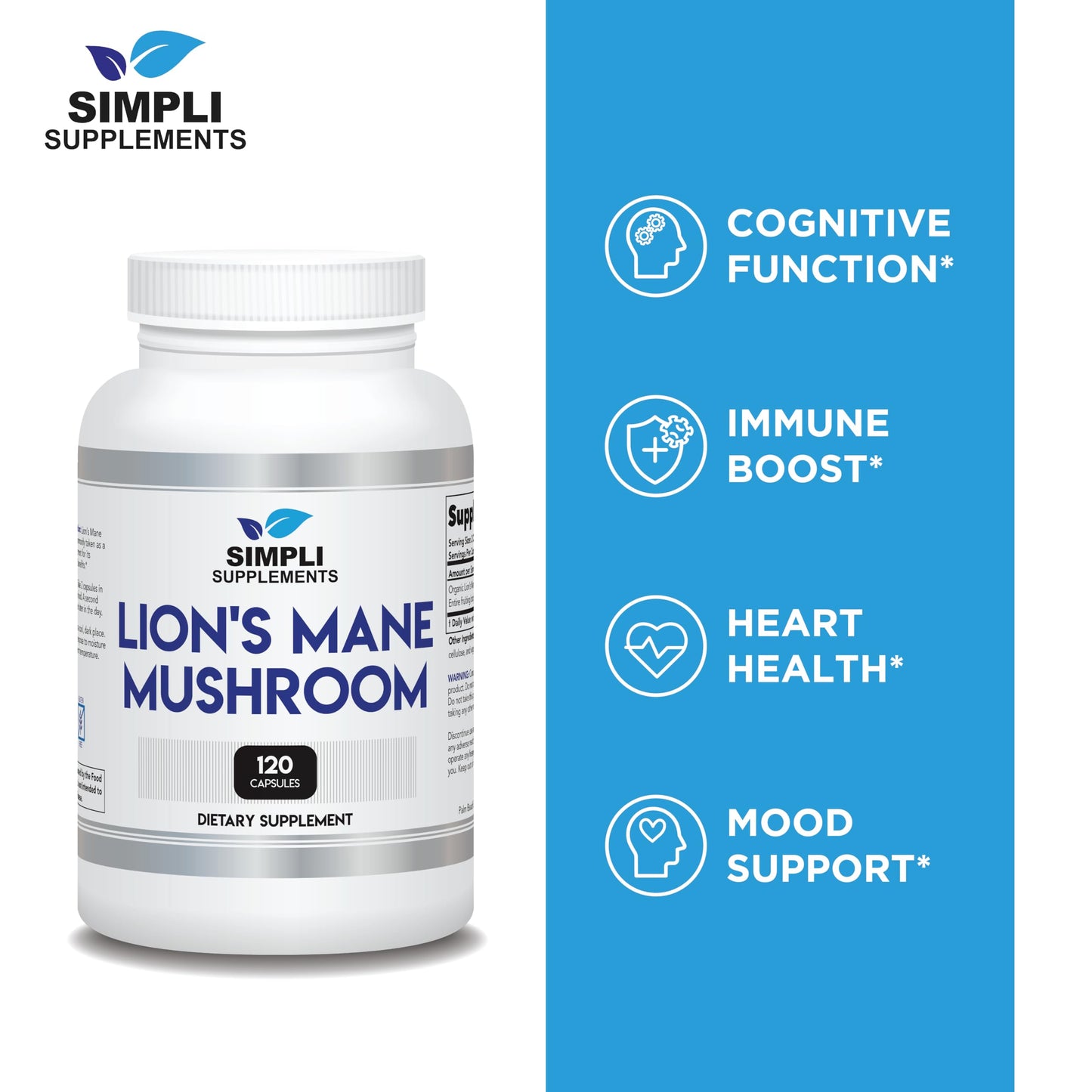 Boric Acid Suppositories + Lion’s Mane Mushroom Capsules | Feminine Care & Cognitive Wellness Bundle