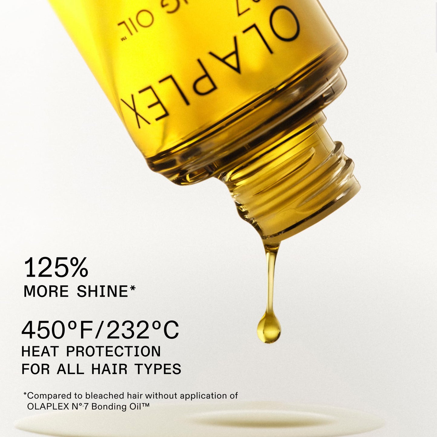 Olaplex Nº. 7 Bonding Oil: High Shine | Heat Protectant, Visibly Smooths & Softens Hair, Added Color Vibrancy, Up to 72 Hour Frizz Control | For Coily, Curly, Straight, and Wavy, 30 mL / 1.0 Fl Oz