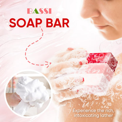 Yoni Soap Bars & Natural Yoni Oil Set, Natural Vaginal Wash for Women Feminine Wash Vaginial Deodorants pH Balance, Eliminates Odor, Feminine Oil 30ml/1 oz, 2 Pcs Vaginal Care Soap (3pcs strawberry)