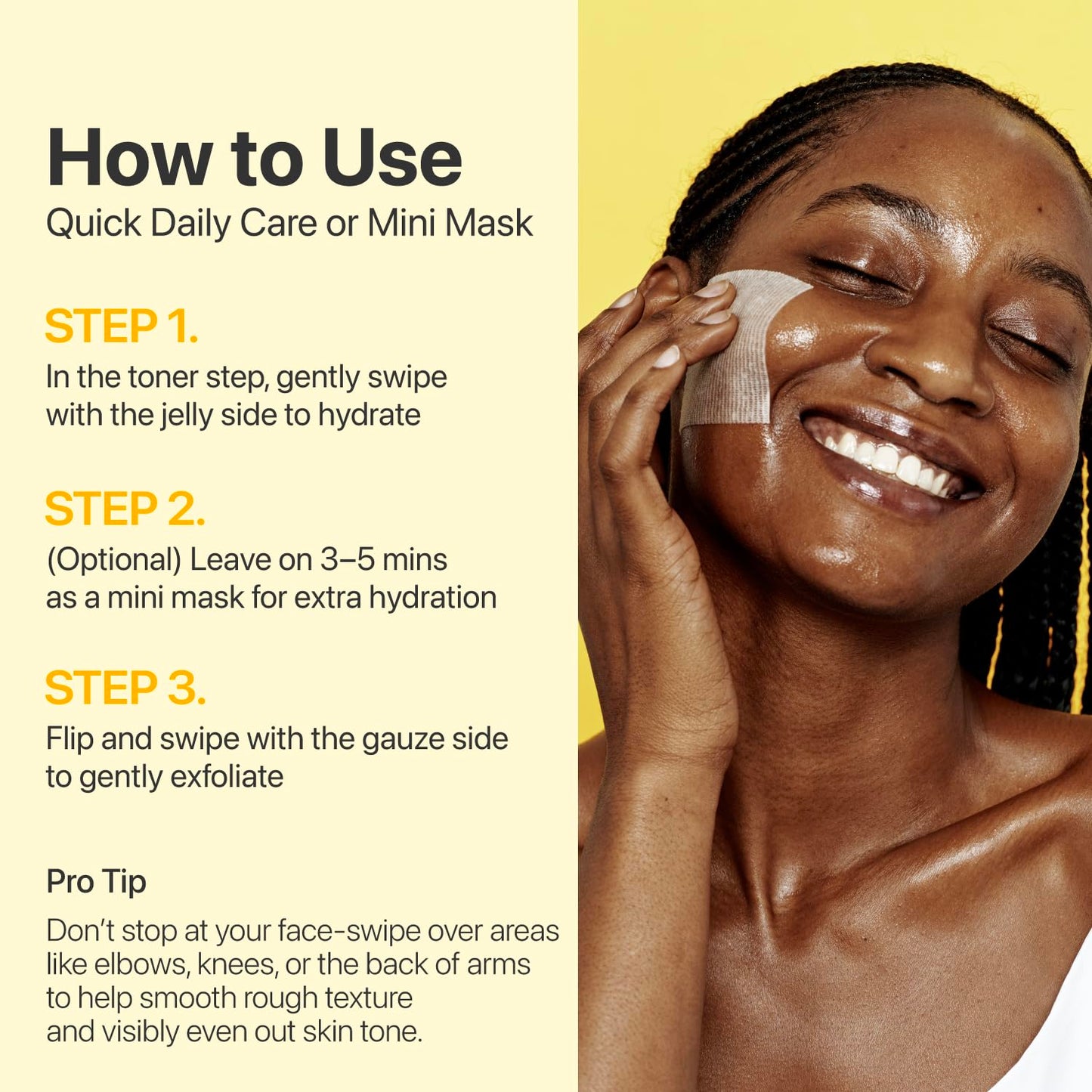 numbuzin No.5 Vitamin-Niacinamide Concentrated Pad, Daily Double-Sided Facial Pads with Glutathione, PHA & LHA for a Fresh, Radiant-Looking Skin Finish 180 ml (70 Pads)