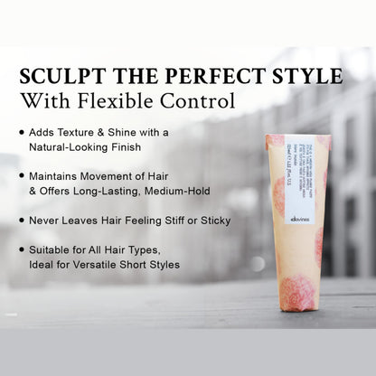 Davines This Is A Medium Hold Pliable Paste, Medium Hold Texture & Control - Invisible Effect for Natural Looks - Maintains Styling without Stiffness, 4.23 Fl Oz