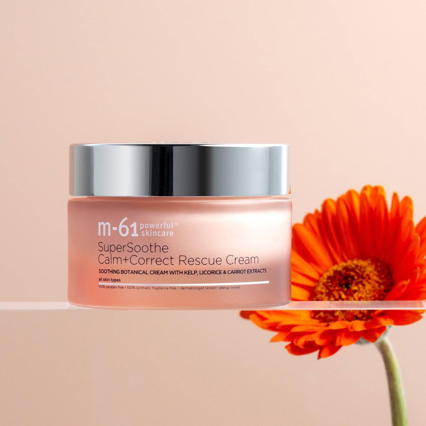 m-61 SuperSoothe Calm+Correct Rescue Cream | Rich, Creamy, Calming Botanical Face Cream. To Soothe Redness And Calm Dry, Irritated Skin - 1.7 Fl Oz