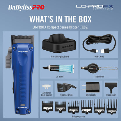 BaBylissPRO High-Performance LO-PROFX Compact Clipper for Hair