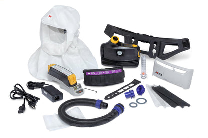 3M PAPR Respirator, Versaflo Powered Air Purifying Respirator Easy Clean Kit, TR-800-ECK, Intrinsically Safe, NIOSH Approved, Ready to Use All-in-One Respiratory Protection for Particulate