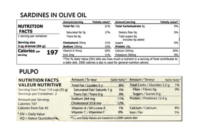 Matiz Sardines and Octopus Pulpo in Olive oil (Variety Pack of 5)
