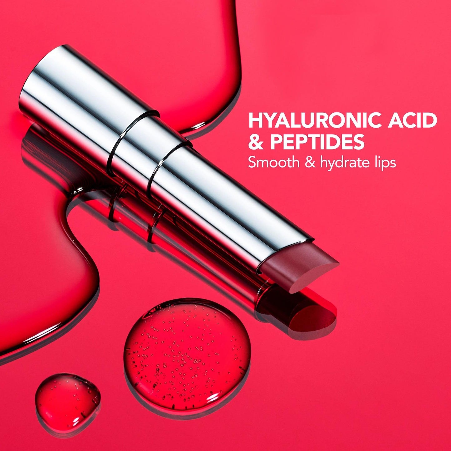 BUXOM Full-On Plumping Satin Lipstick, Pigment-Rich Creamy Lip Color, Infused with Peptides, Hyaluronic Acid & Sunflower Wax, Satin Finish, Weightless, Cruelty Free