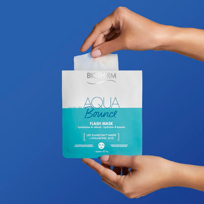 Biotherm Aquasource Flash Sheet Mask, a Moisturizing Face Mask with Biotech Plankton