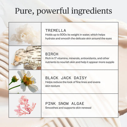 Ursa Major Forest Alchemy Eye Cream | Natural Under-Eye Moisturizer for Dark Circles, Fine Lines, Puffy Eyes and Wrinkles | Vegan, Cruelty-Free, Non-toxic, Unscented | 0.50 ounces