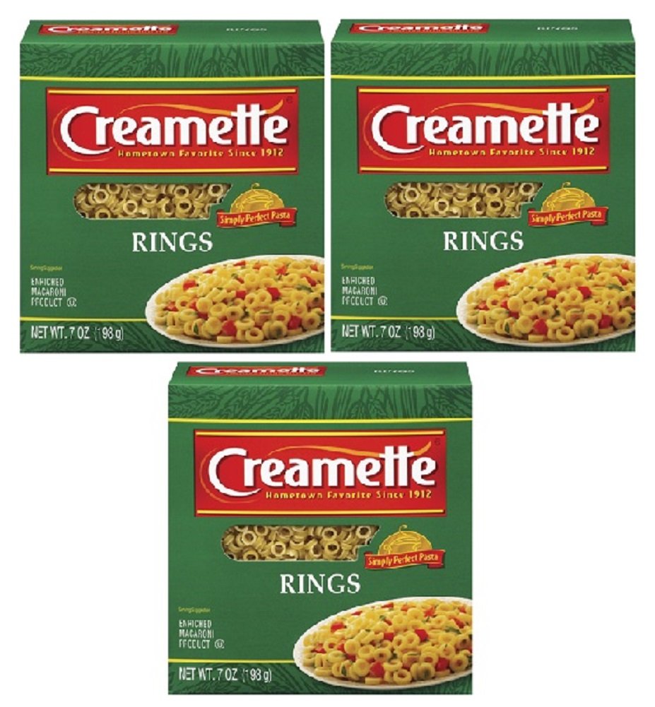 Creamette Short Cut Pasta Rings, 7-Ounce Box