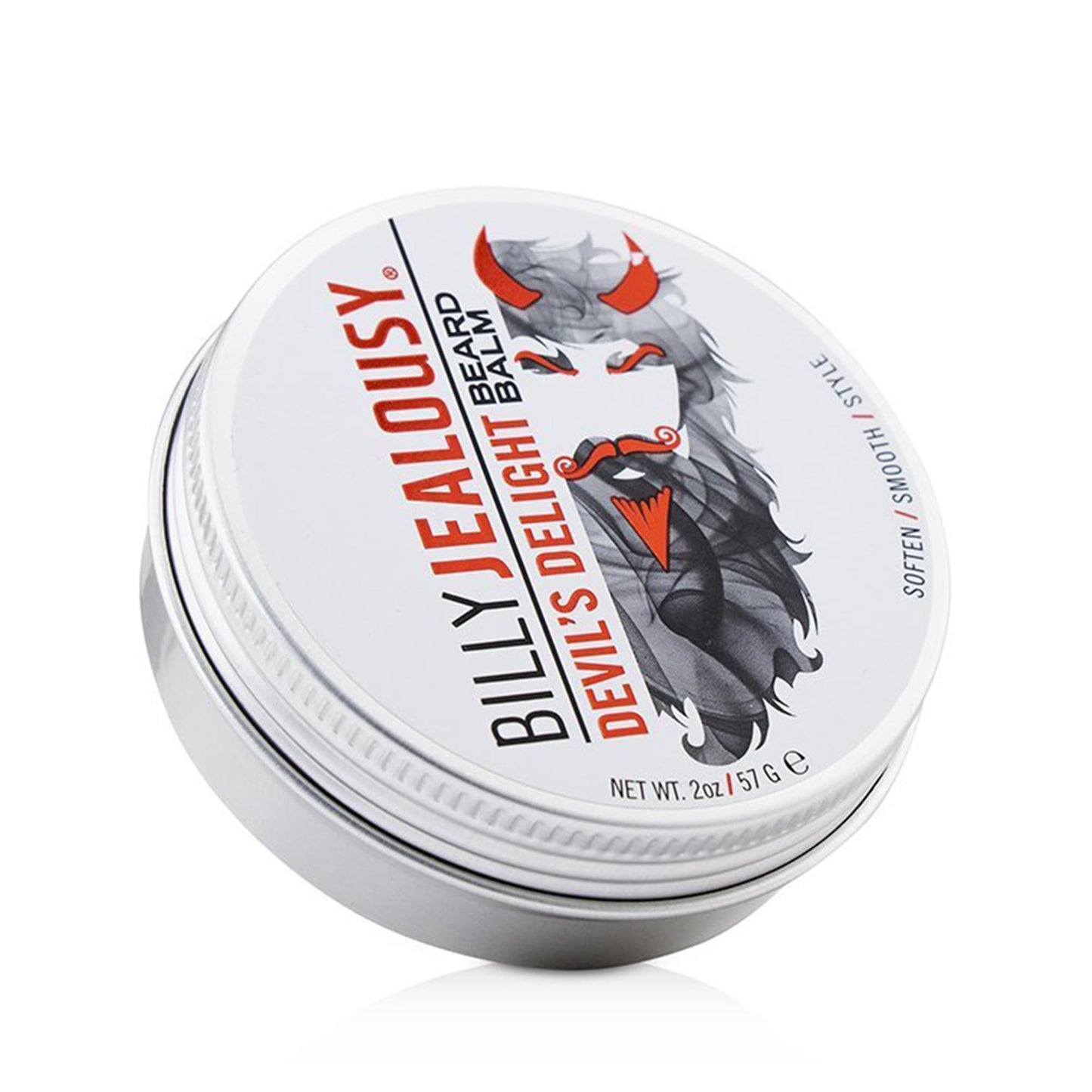 Billy Jealousy Beard Balm with Light Hold & Low Shine, Everyday Beard Styling Balm Loaded With Coconut, Shea & Sunflower Oils For Smooth & Nourished Facial Hair & Skin