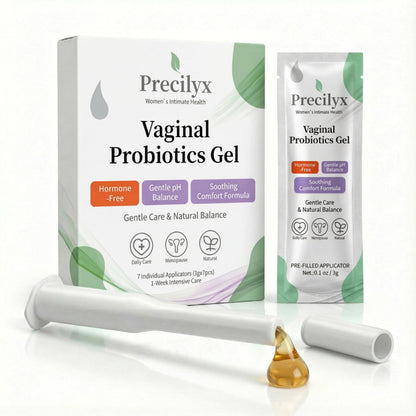 Vaginal Probiotics Intimate Care Gel for Women with Boric Acid Odor Control,Itch Relief & pH Balance Hormone-Free | BV & Yeast Infection Care | Dryness Moisturizer,7 Pre-Filled Applicators
