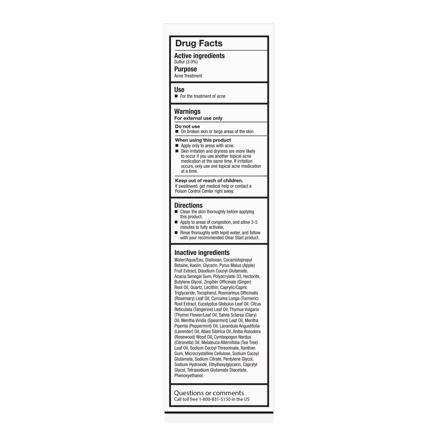Dermalogica Clear Start Blackhead Clearing Fizz Mask (1.7 Fl Oz) Purifying Pore Cleansing Mask with Kaolin Clay and Sulfur - Absorbs Excess Oil To Purify Skin